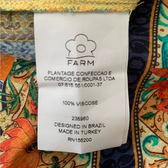 FARM Rio for Anthropologie Lorena patchwork tunic dress, size S - Picture 9 of 10